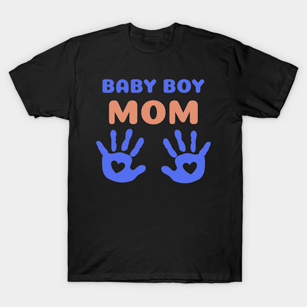 Baby Boy Mom T-Shirt by A Reel Keeper